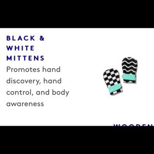 Lovevery high contrast mittens- never used